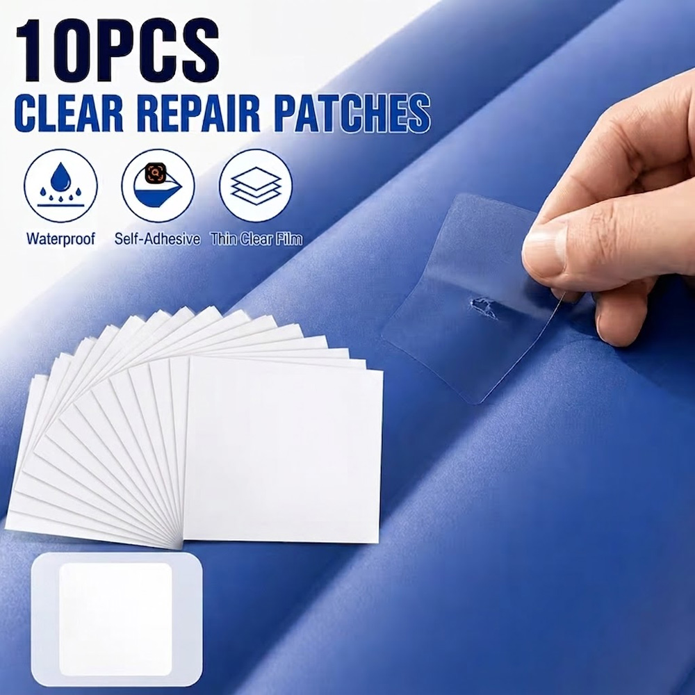 Heat Transfer Vinyl Roll - 透明テント修理テープエアマットレス水泳リングパッチユニバーサル防水サンシェードビニール修理パッチケアアクセサリーツール