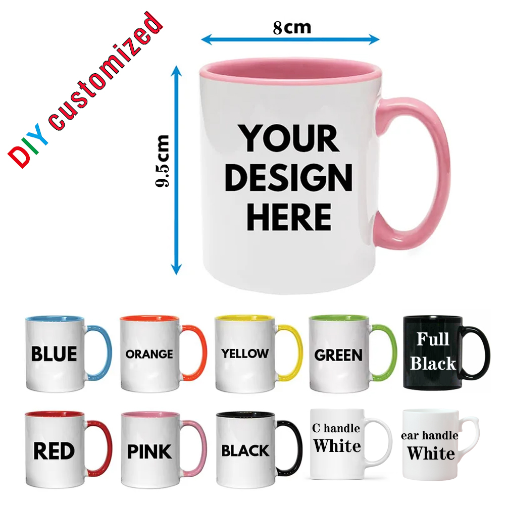 Sublimation Mug Blank - 写真入りマグカップをパーソナライズ、カスタム名・ロゴ・テキスト入りカップ、カスタマイズ可能なコーヒーマグ、ティーカップ、母の日、結婚式のサプライズギフト