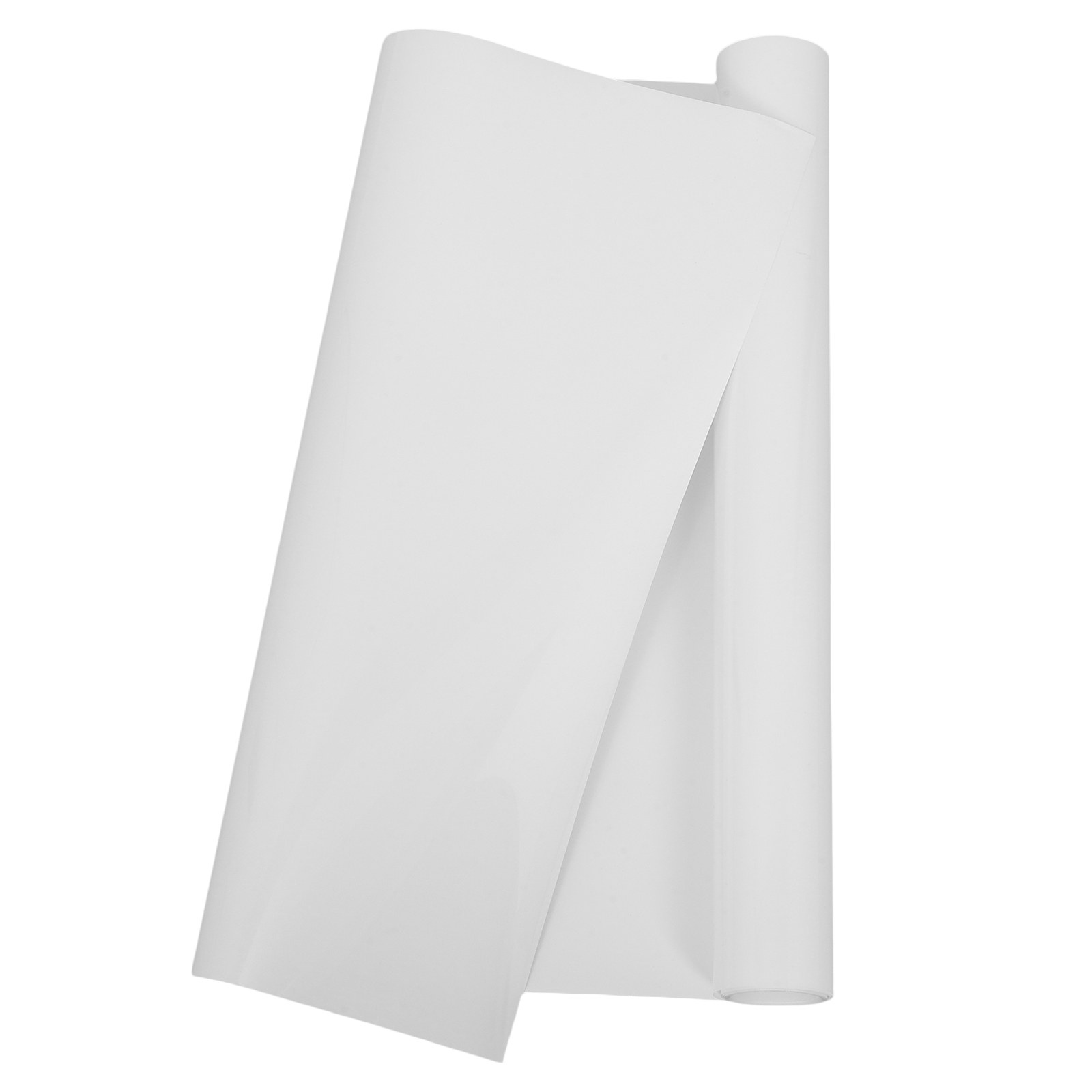 Heat Transfer Vinyl Roll - 白いHTV熱転写ビニールロール、マットPU粘着ビニールシート、シャツ用、ヒートプレス機対応、印刷可能なDIY Tシャツクラフト