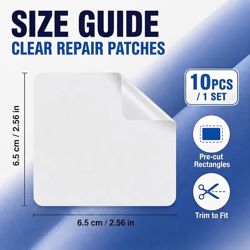 透明テント修理テープエアマットレス水泳リングパッチユニバーサ - Heat Transfer Vinyl Roll のレビューと価格