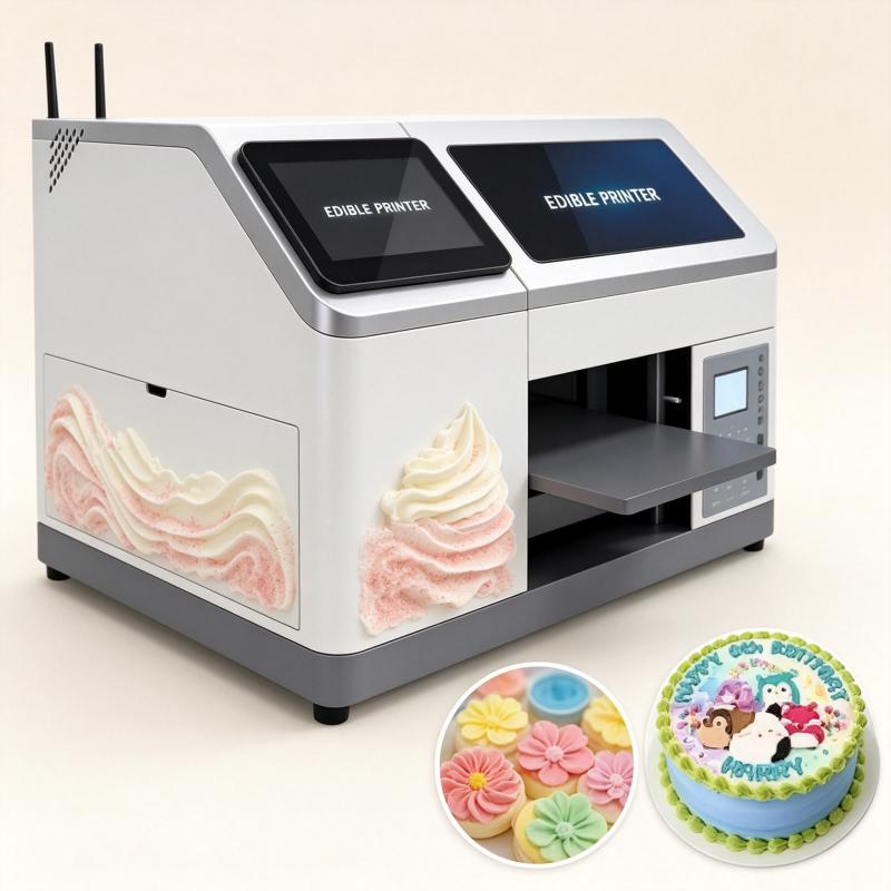 デジタルケーキプリンターマシン 食用インク フルカラー画像印 - Commercial Digital Printing Machine のレビューと価格