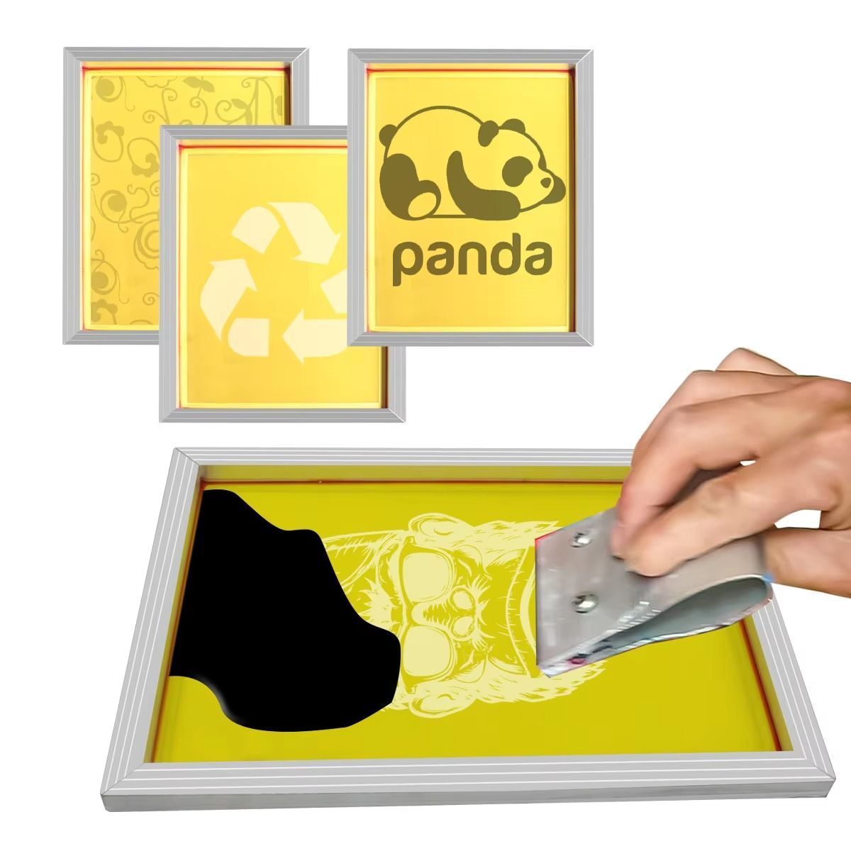 アルミシルクスクリーンフレーム 43 × 31 センチメート - Screen Printing Frame Mesh のレビューと価格