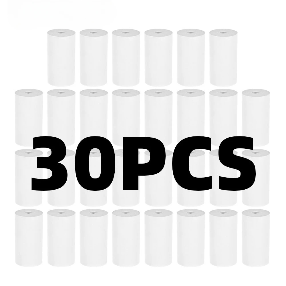 30 ロール 57*25 ミリメートル感熱紙白ステッカーカメ - Heat Transfer Vinyl Roll のレビューと価格