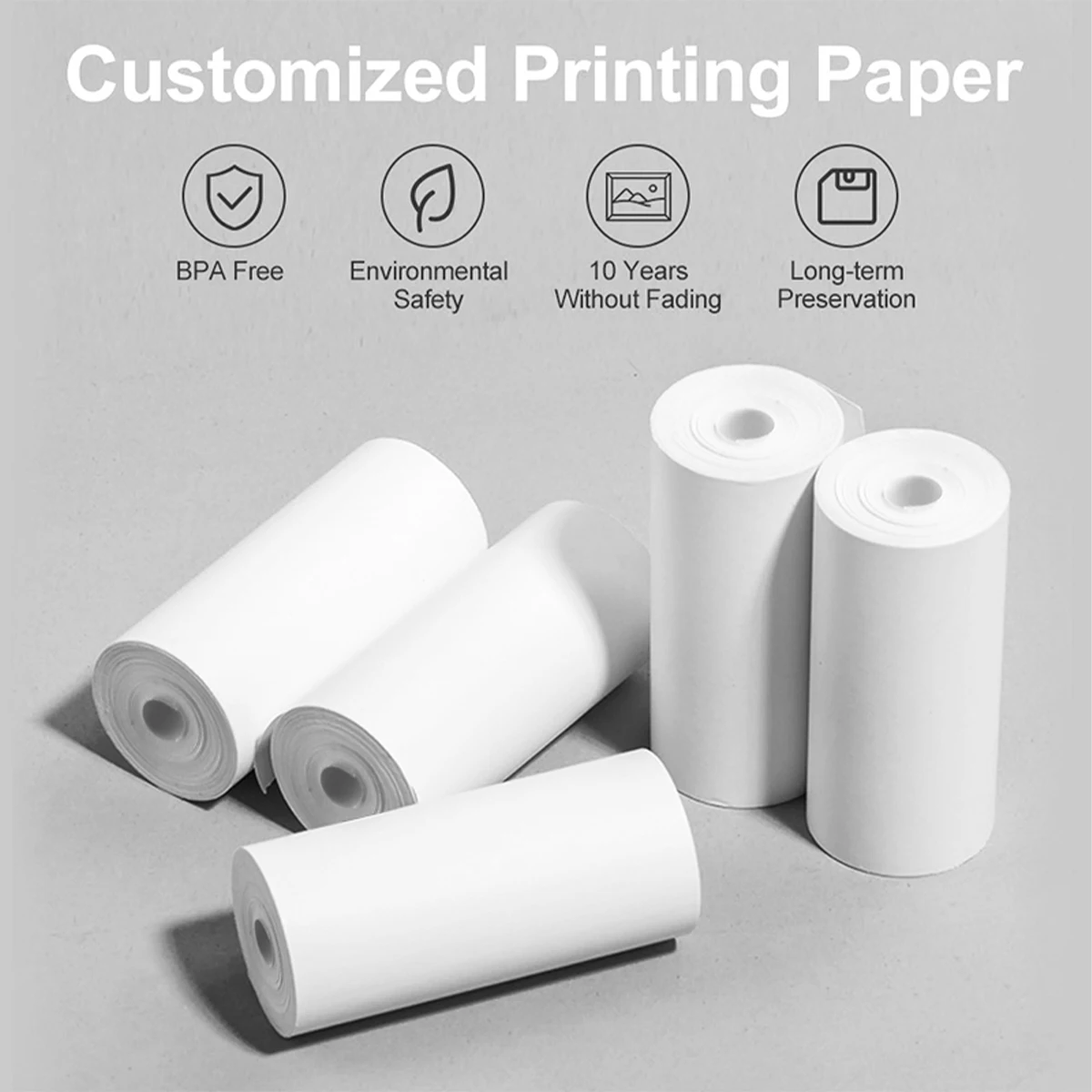 ミニプリントカメラ感熱紙ロール、粘着紙、非粘着紙、ミニプリン - Heat Transfer Vinyl Roll のレビューと価格