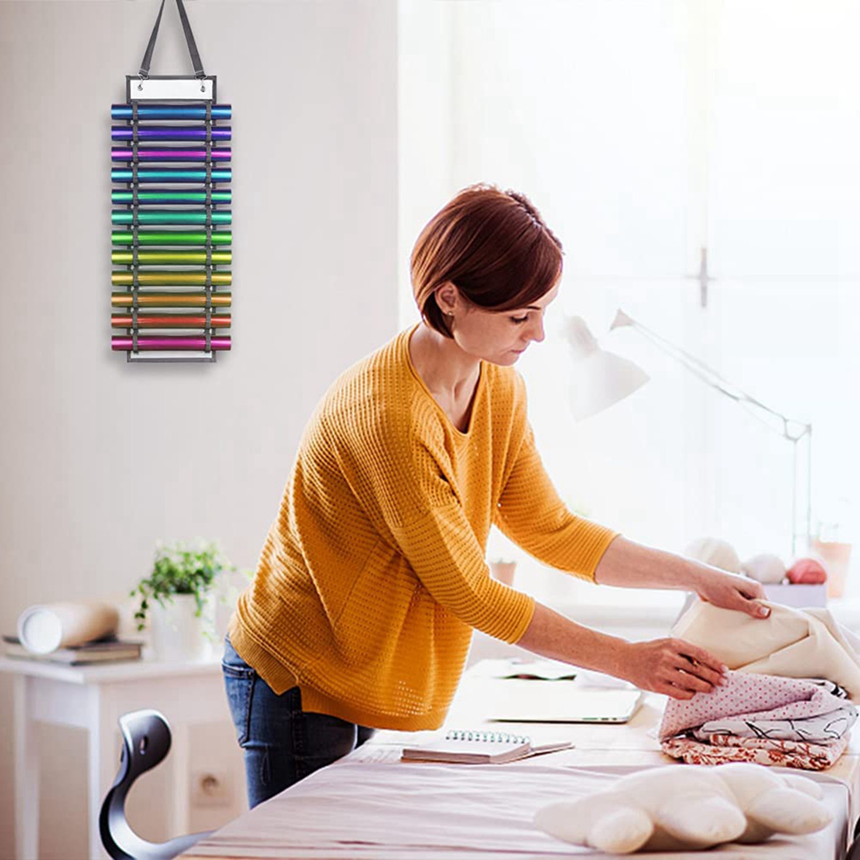 AC23-2X ビニール収納ラック、12穴ビニールオーガナイ - Heat Transfer Vinyl Roll のレビューと価格