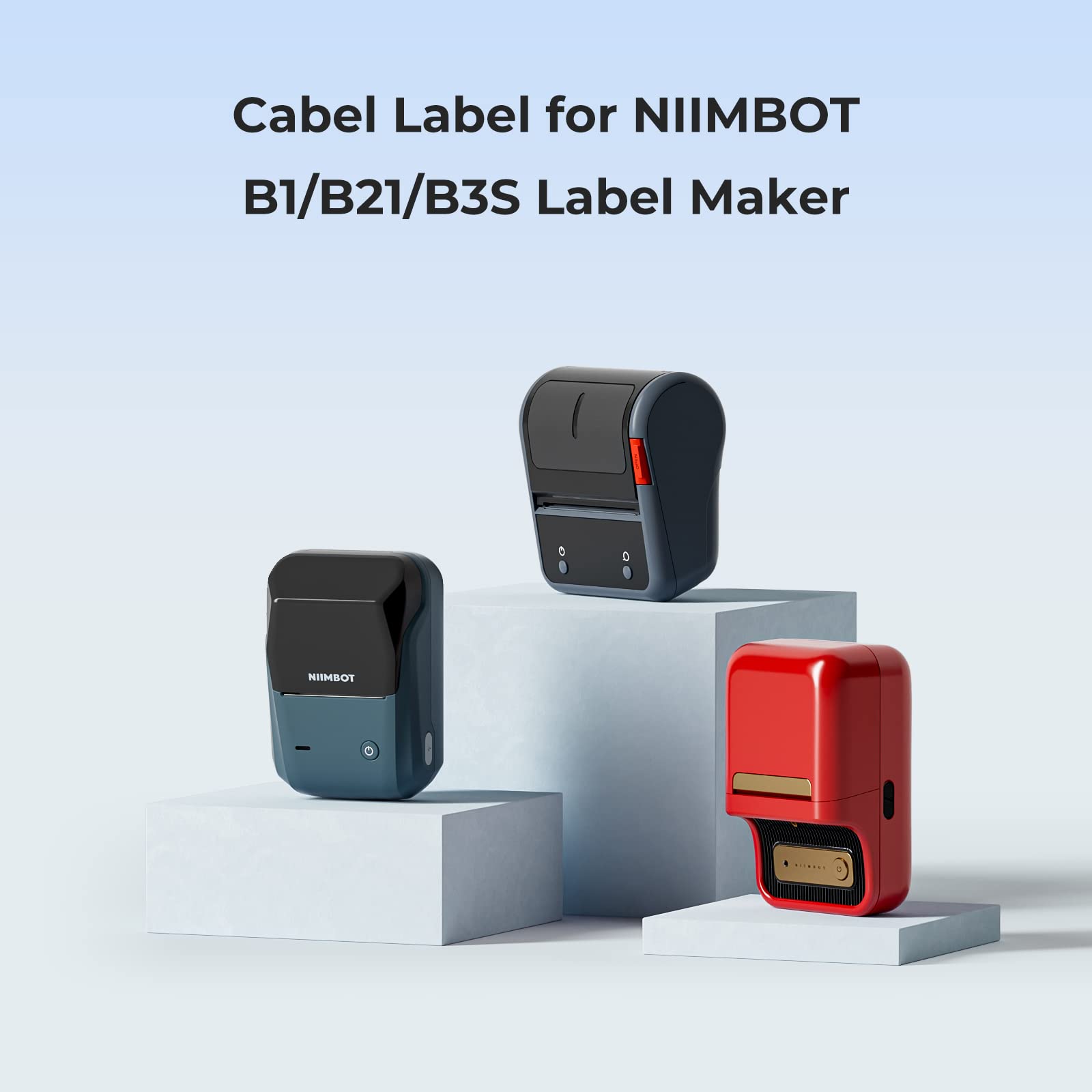 Niimbotカラーケーブルラベル防水サーマルステッカー紙ロ - Heat Transfer Vinyl Roll のレビューと価格