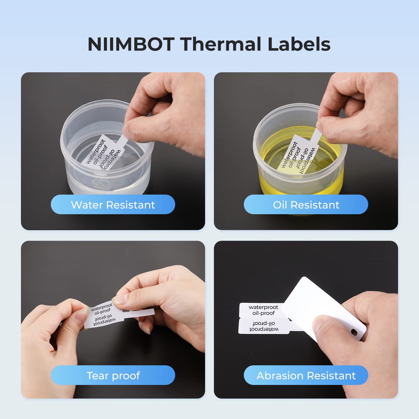 Niimbotカラーケーブルラベル防水サーマルステッカー紙ロ - Heat Transfer Vinyl Roll のレビューと価格