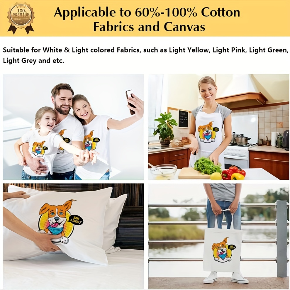 A4サイズの転写紙（軽い生地用）5枚入り インクジェット・レ - Heat Transfer Vinyl Roll のレビューと価格
