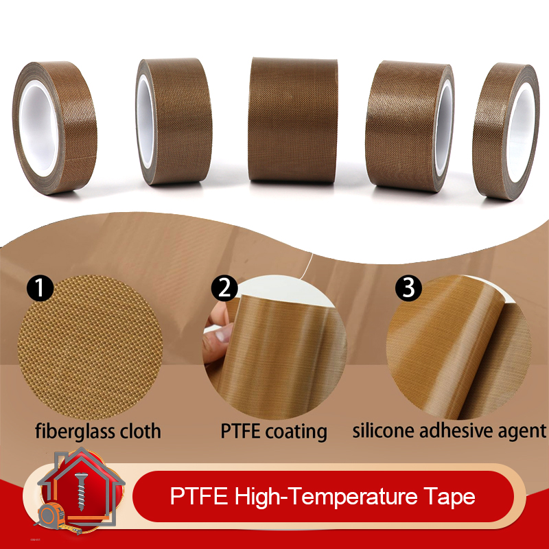 10 メートルロール PTFE 高温テープ自己粘着耐熱ノンス - Commercial Printing Press のレビューと価格