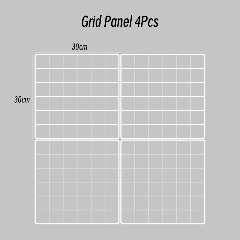 壁掛けグリッドオーガナイザーパネルセット、多機能メタルメッシ - Screen Printing Frame Mesh のレビューと価格