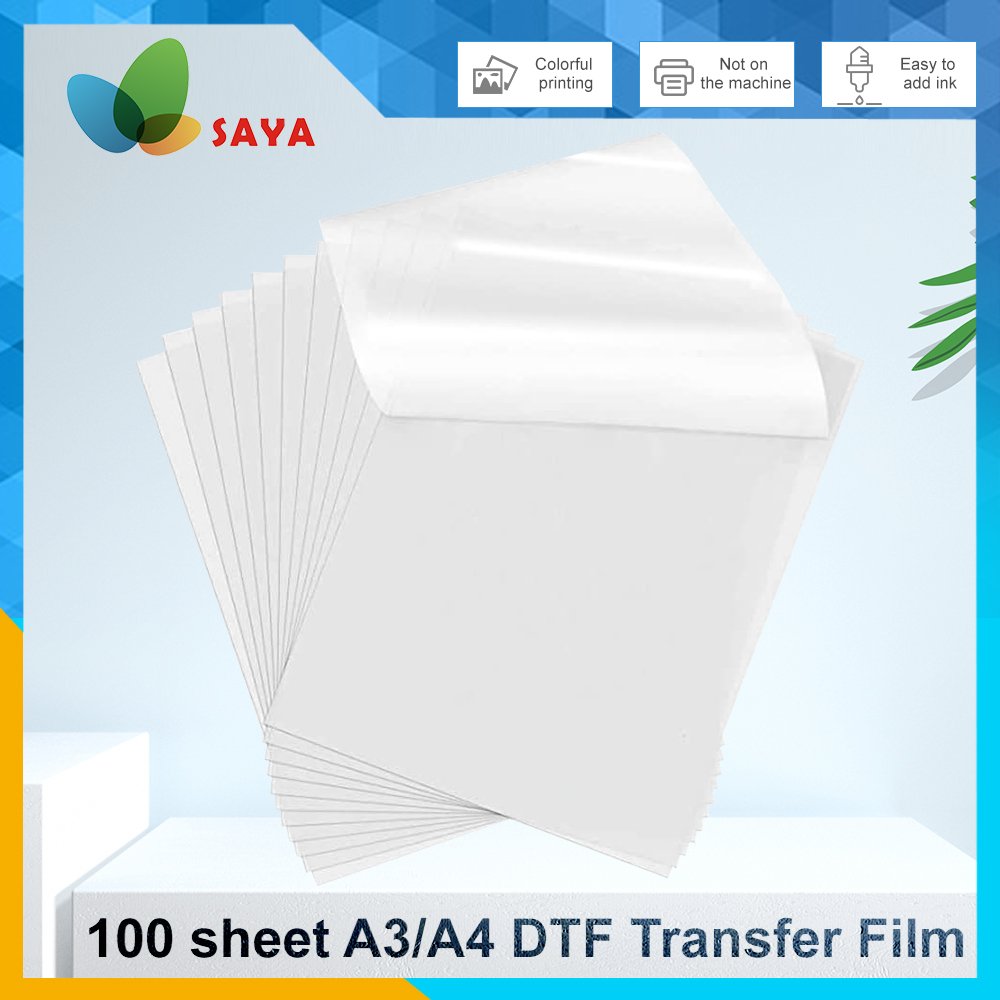 50/100 個 DTF フィルム A3/A4 両面粘着フィ - Heat Transfer Vinyl Roll のレビューと価格