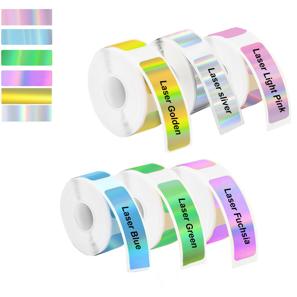 2 ロール 12*40 ミリメートルホログラフィックラベルス - Heat Transfer Vinyl Roll のレビューと価格
